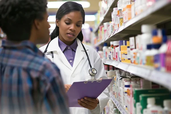 portrait-female-pharmacist-working
